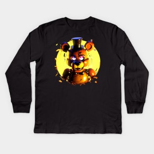 freddy fazbear Kids Long Sleeve T-Shirt